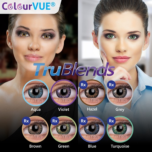 Цвета контактных линз ColourVue TruBlends